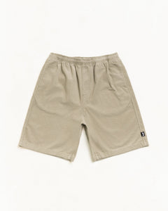 BAGGY TWILL CORD BEACH SHORT