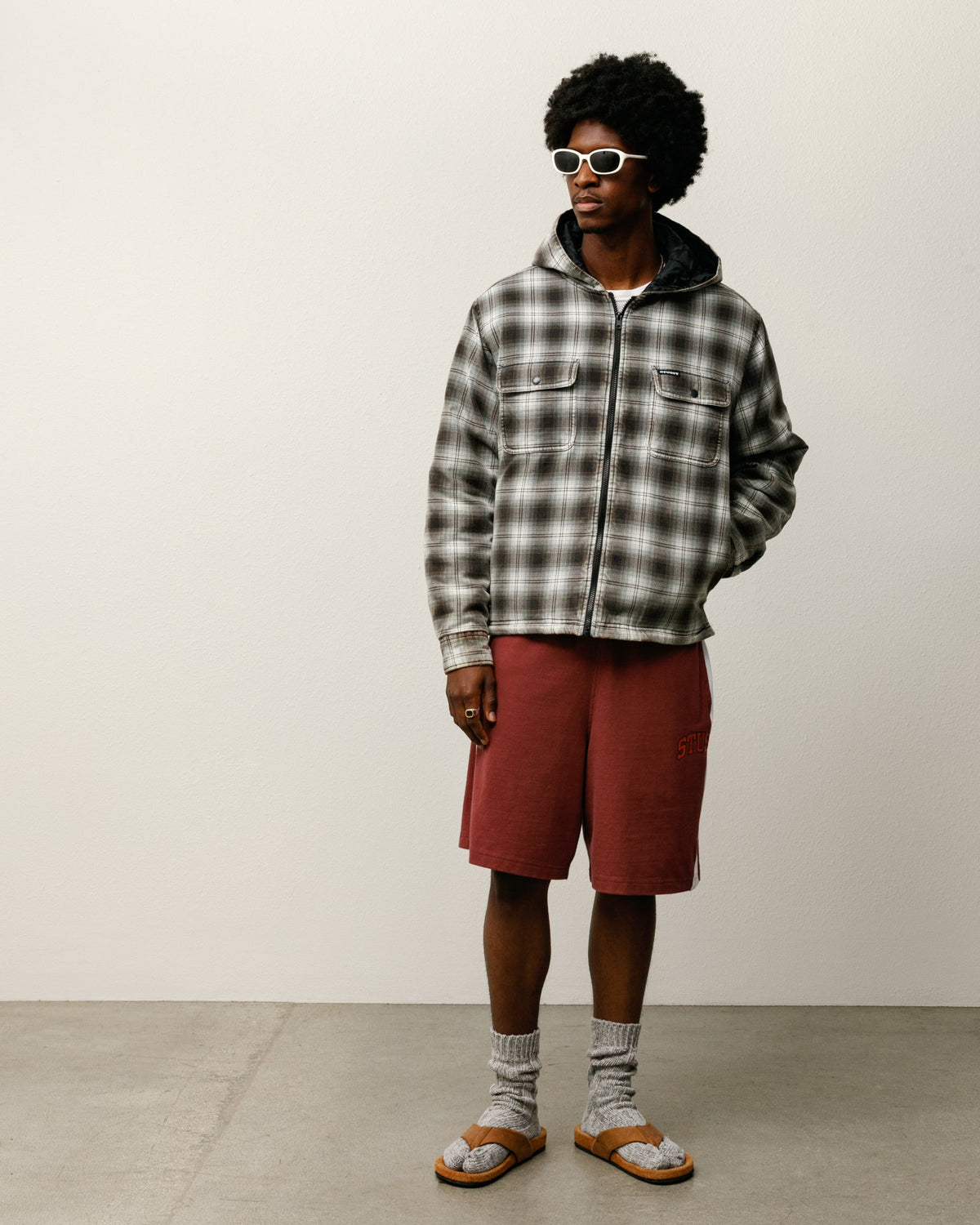 STRIPE JERSEY SHORT