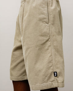 BAGGY TWILL CORD BEACH SHORT