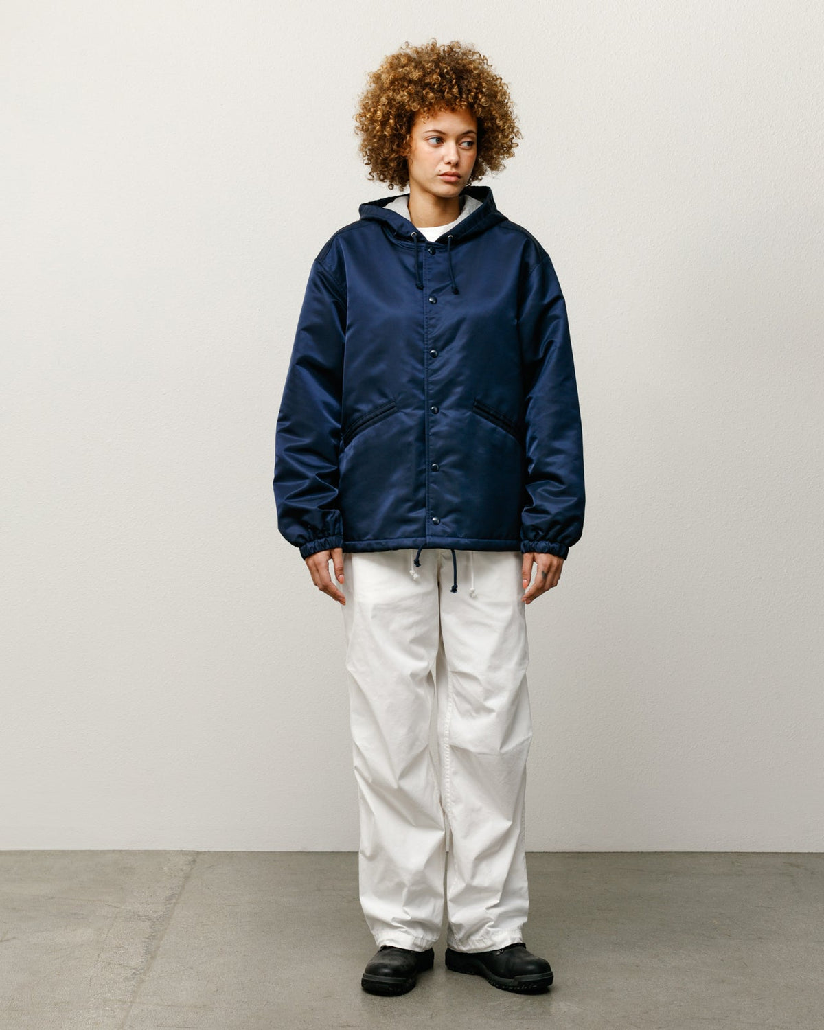 HOODED COACHES JACKET