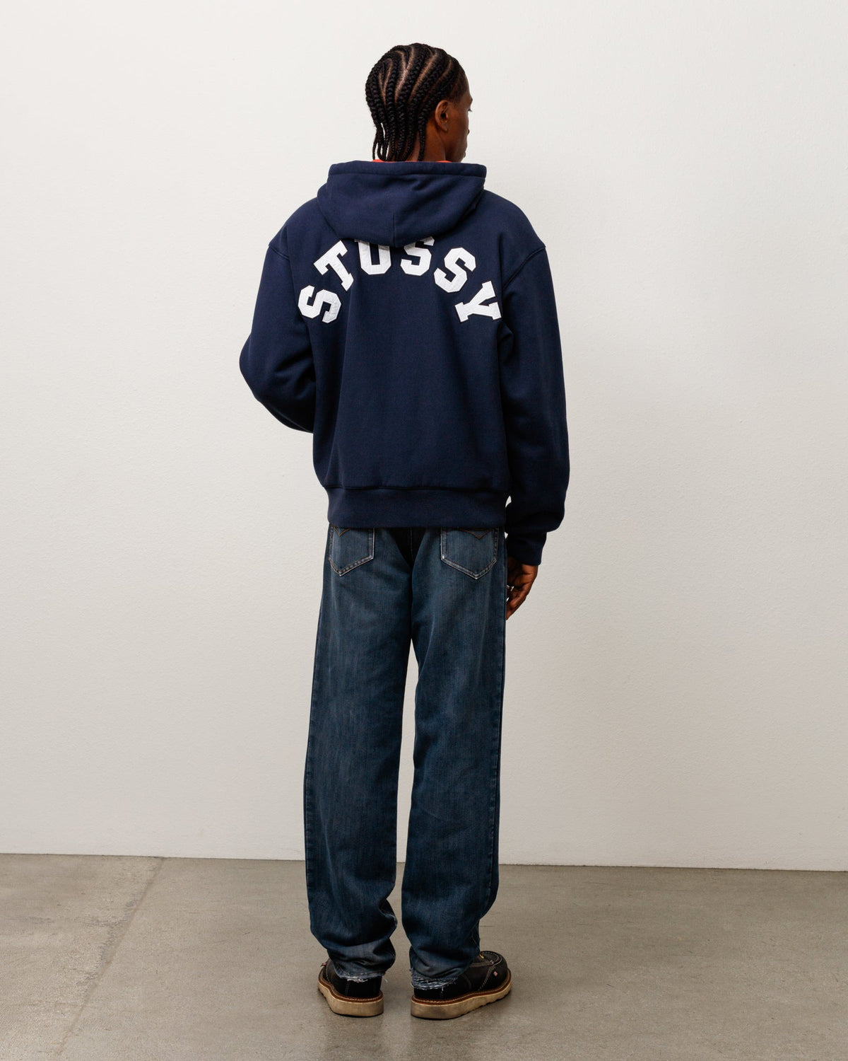 DOUBLE FACED ZIP HOODIE