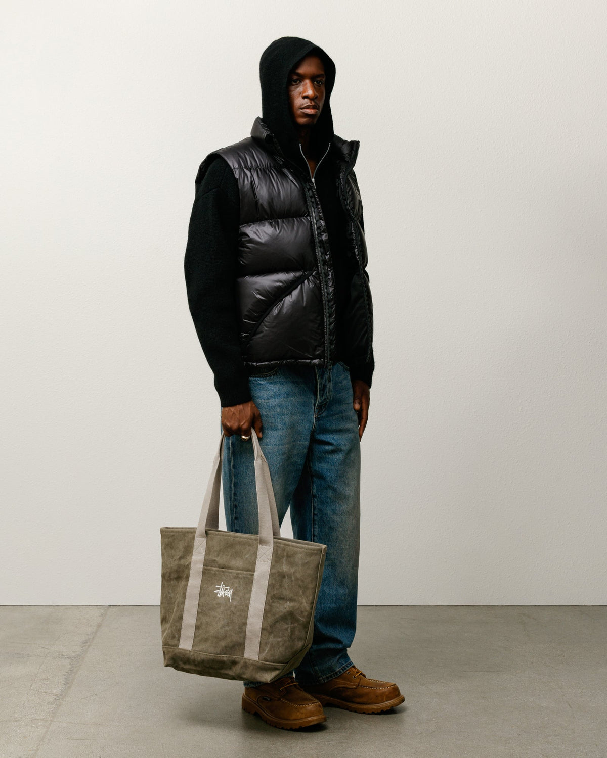 WAXED CANVAS MARKET TOTE