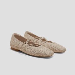 Square-Toe Lace Up Mary-Jane (Miley)