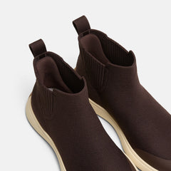 Round-Toe Slip-On Sneaker Boots (Lupi)